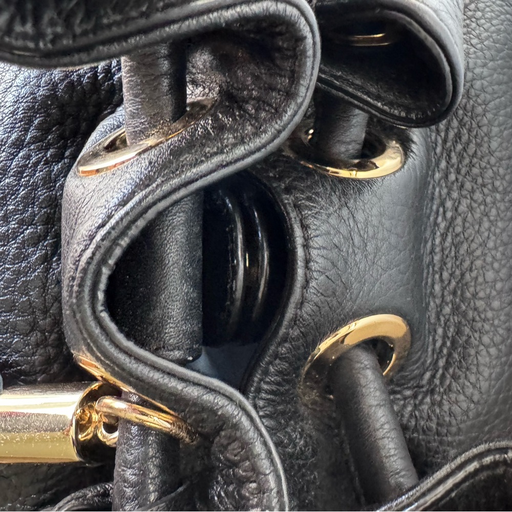 Michael Kors Fulton Drawstring Pebbled Handbag - Picture 5 of 14